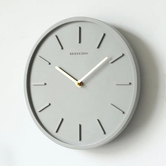 PendulumCraft - Scandinavian Cement Wall Clock