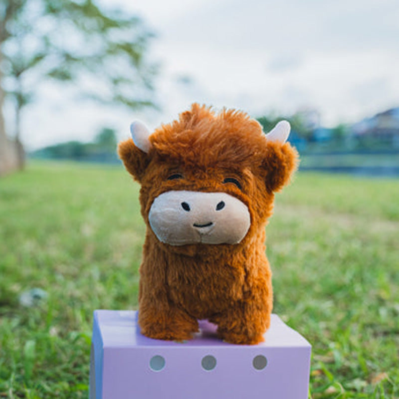 Highland Cow Plush Toy Soft Farm Animal Cuddle Toy