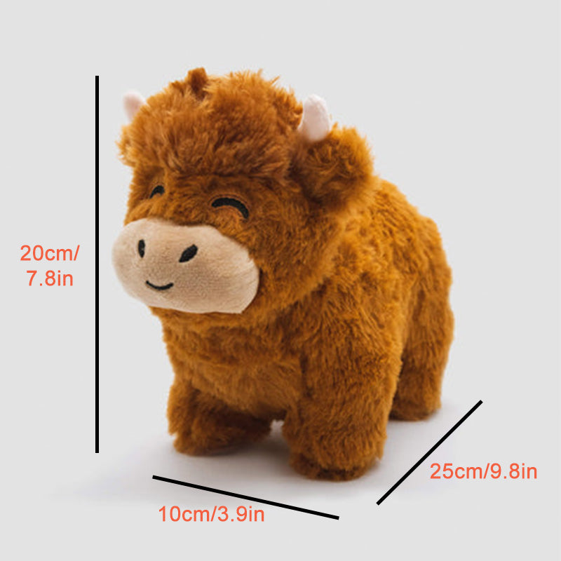 Highland Cow Plush Toy Soft Farm Animal Cuddle Toy