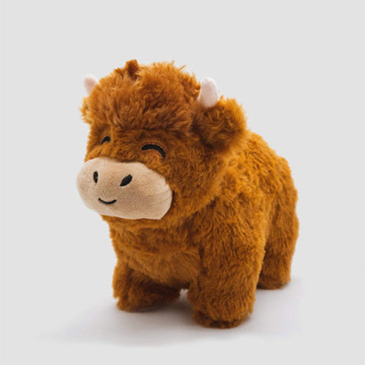 Highland Cow Plush Toy Soft Farm Animal Cuddle Toy