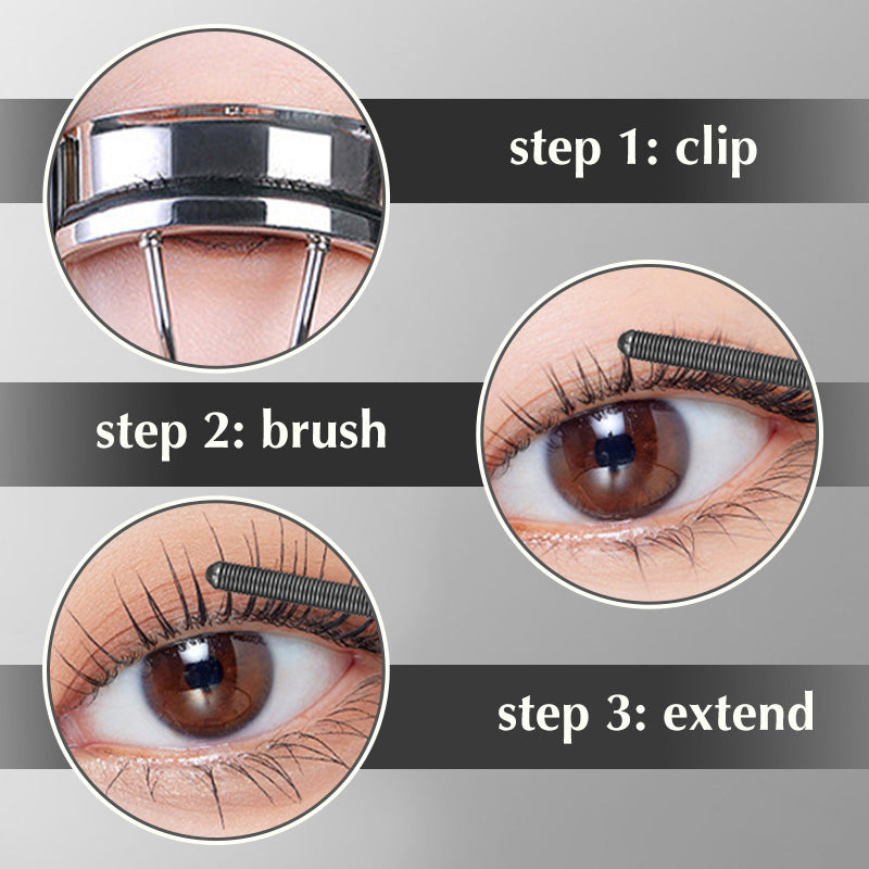 Precision Metal Brush Curling Mascara Waterproof Formula