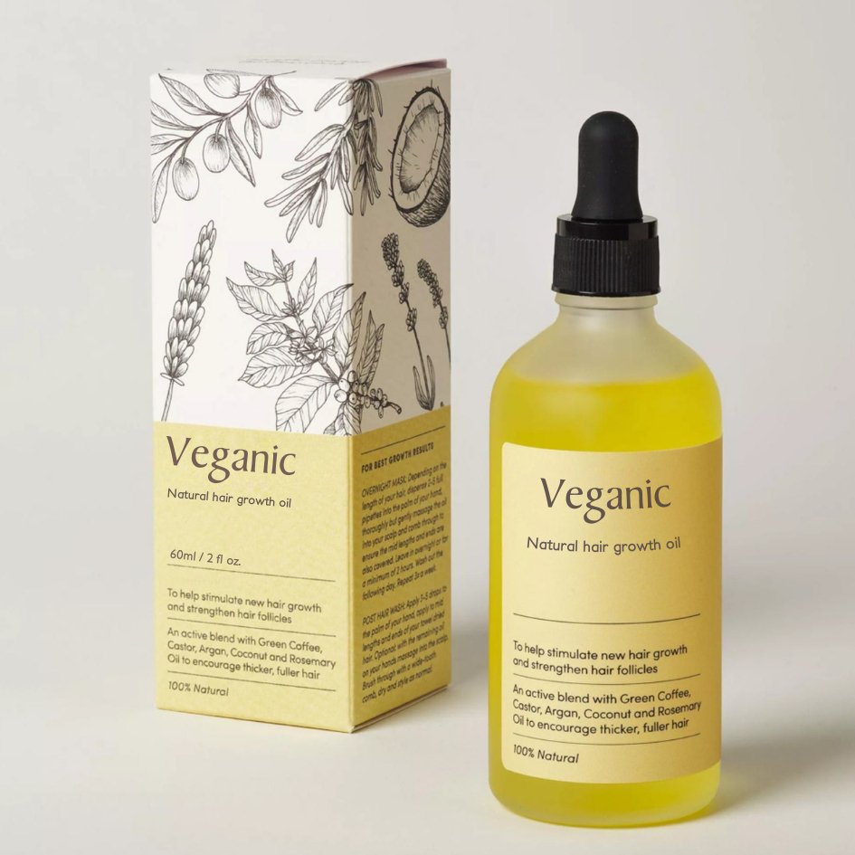 Veganic Glow - 100% Natural Hair Growth Oil