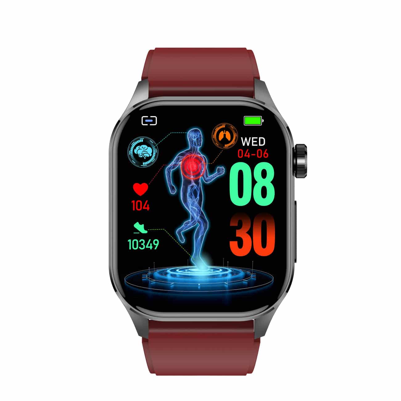 HealthPro Smartwatch – ECG, Blood Pressure & Heart Rate Monitoring for iOS & Android