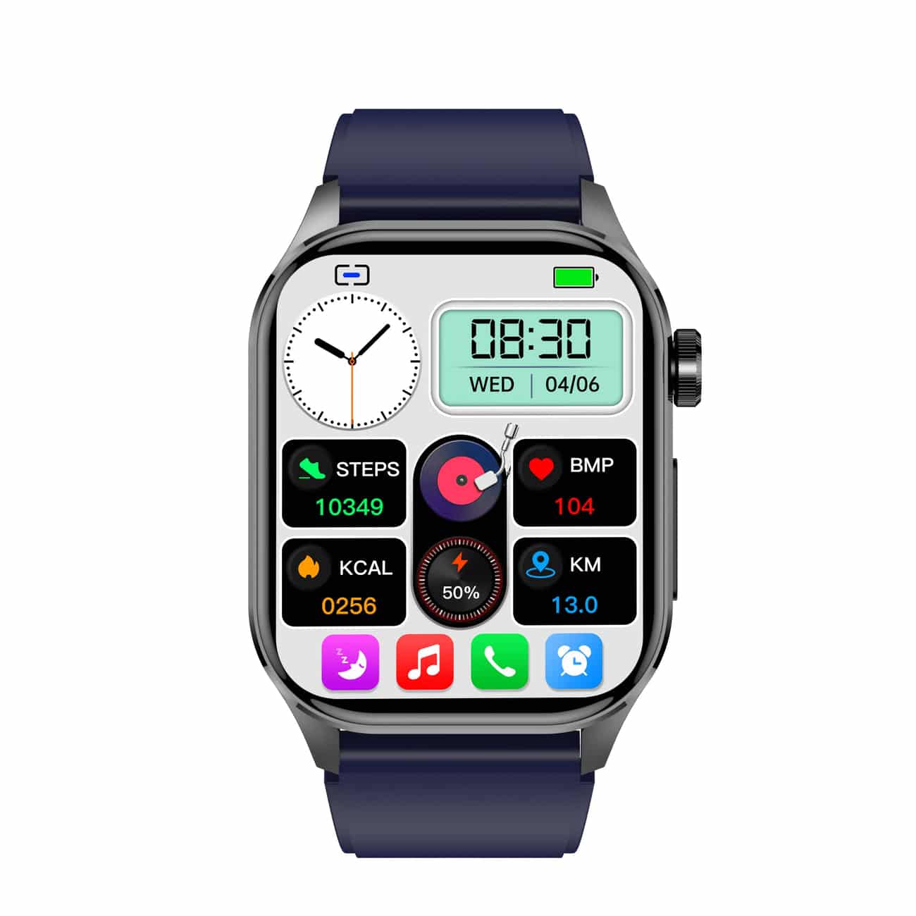 HealthPro Smartwatch – ECG, Blood Pressure & Heart Rate Monitoring for iOS & Android