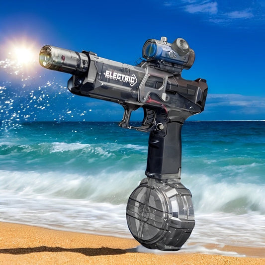Electric Water Blaster with LED Lights and Rechargeable Battery