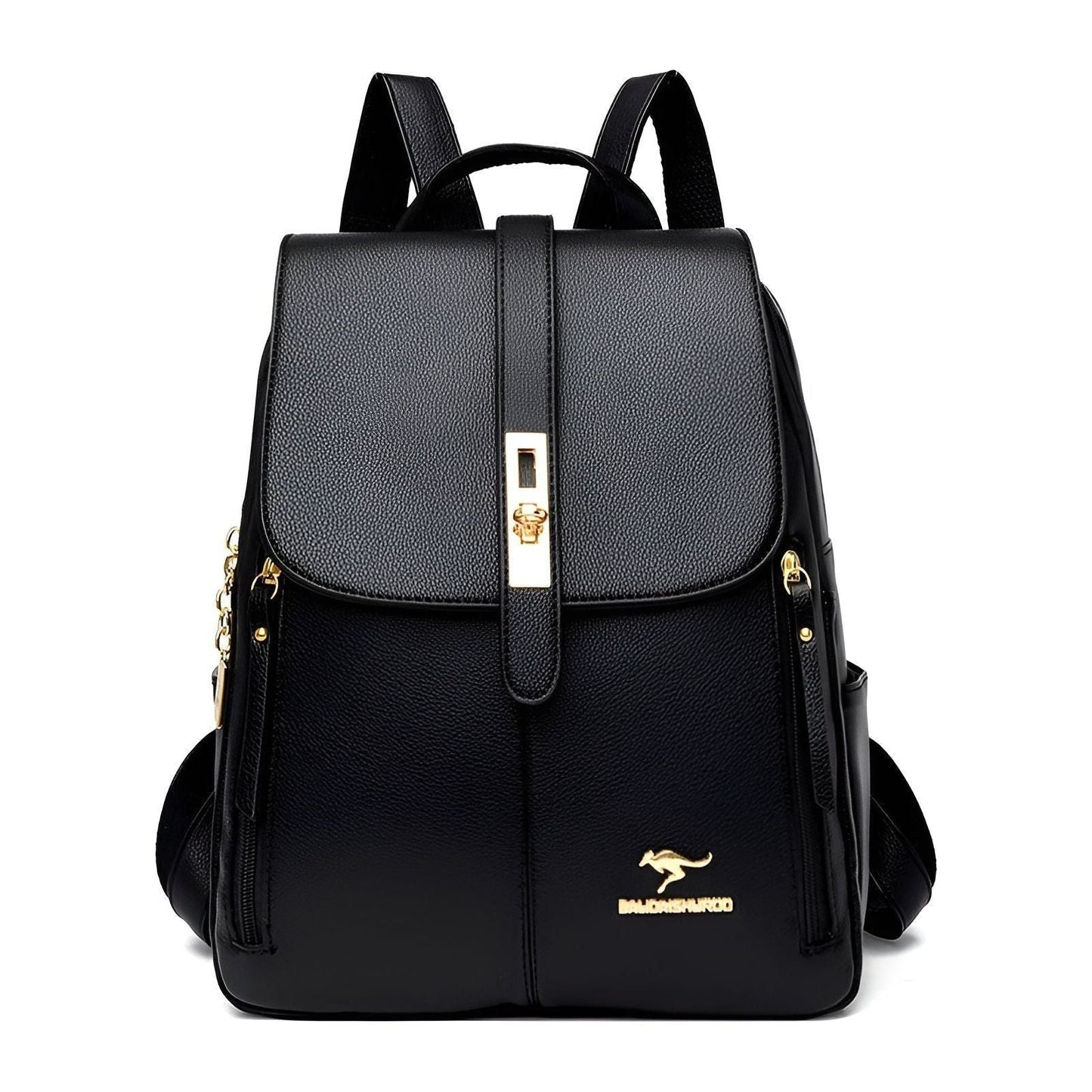 Elegant Women’s Waterproof PU Leather Backpack – Everyday & Office Bag